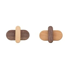 木牆鉤1件外套掛鉤掛壁式重型掛鉤適用於懸掛大衣,帽子,毛巾,帽子和衣服(山毛櫸木) - 山毛櫸木 - 查看 5