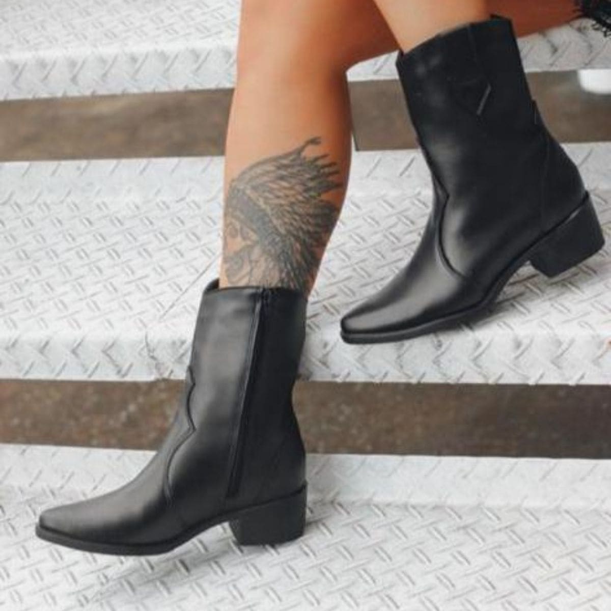 Women Fashion Boots - màu đen - Xem 1