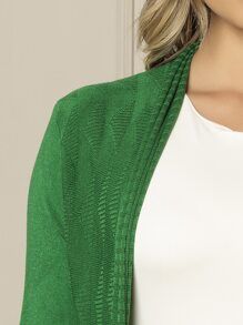 Women Cardigans - Green - View 4
