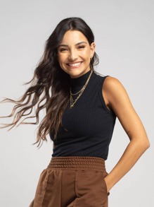 Women Blouses - 黑色 - 查看 1