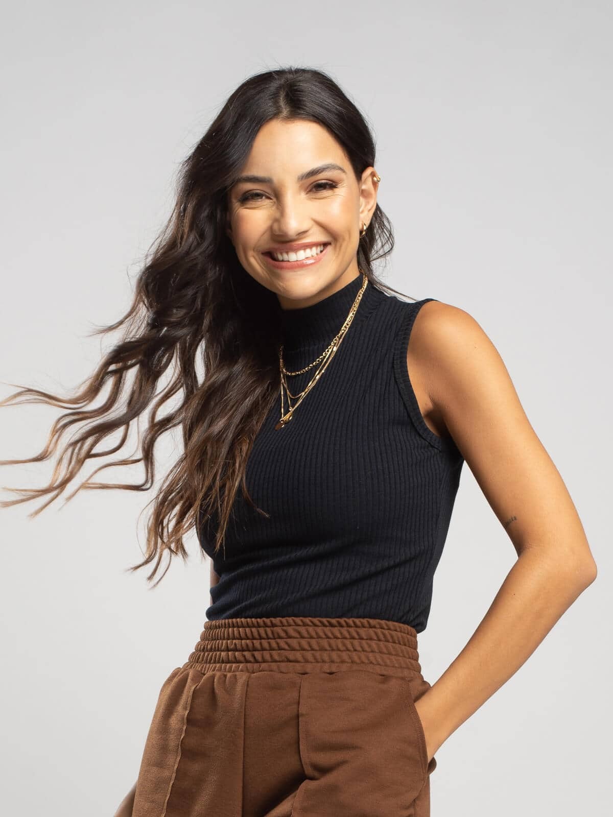 Women Blouses - 黑色 - 查看 1