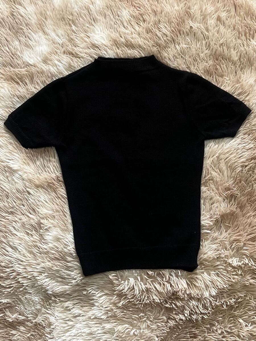 Women Knit Tops - Black - View 1