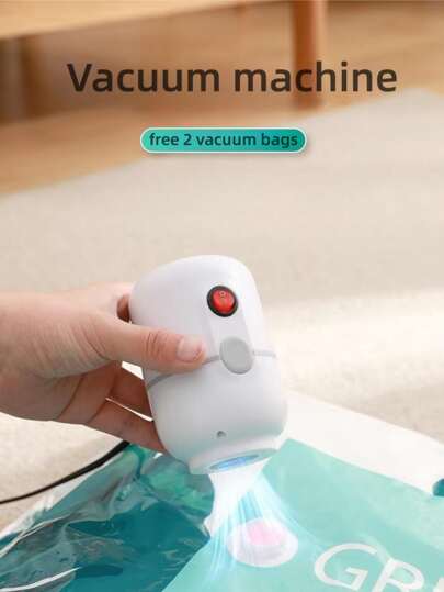 迷你真空封口機便攜式USB電動氣泵迷你保鮮手持吸塵器封口機包裝適用於家庭