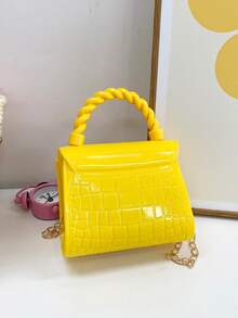 矽膠兒童手提包,寶寶時尚鏈帶斜挎包