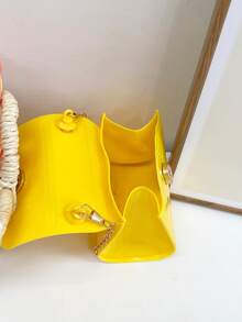 矽膠兒童手提包,寶寶時尚鏈帶斜挎包