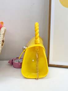 矽膠兒童手提包,寶寶時尚鏈帶斜挎包