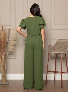 Conjunto feminino - Verde Militar - Visão 3