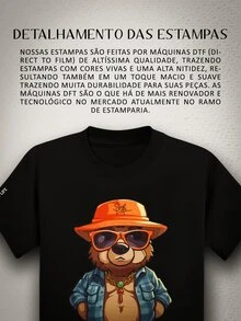Camiseta Personalizada Urso Shap Life - 2656