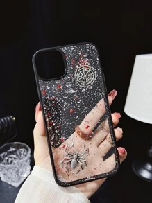Funda para móvil con patrón de araña - Negro - Ver 1