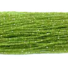 1串實心天然真正透明綠寶石切割立方體散珠,diy珠寶配件 - 綠色 - 查看 6