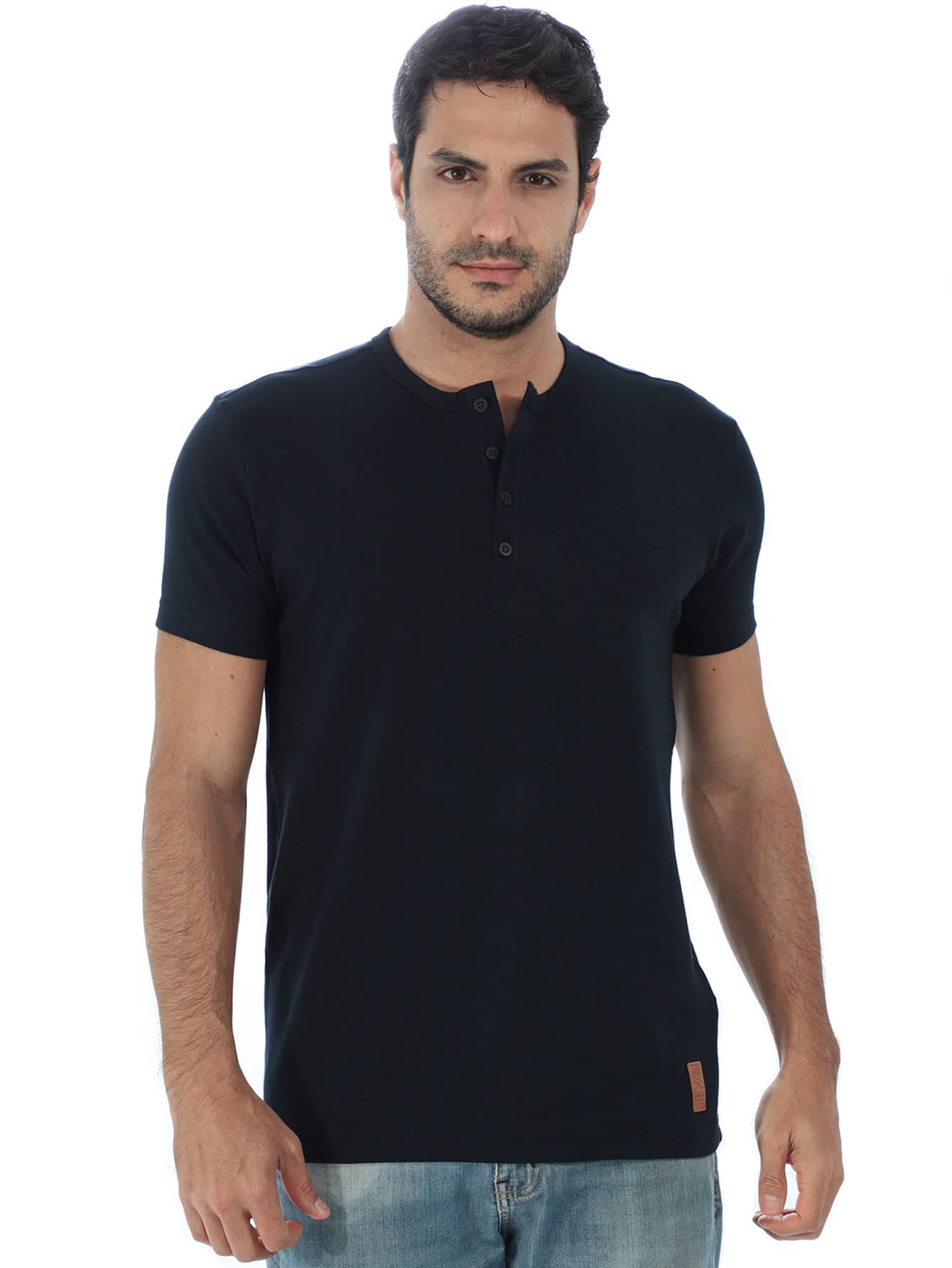 ANISTIA Men T-Shirts - Màu xanh hải quân - Xem 1