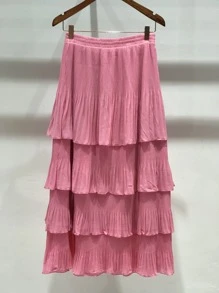 Women Skirts - 淺粉色 - 查看 1