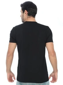 ANISTIA Men T-Shirts - 黑色 - 查看 3