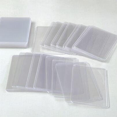 50pcs Transparent Card Sleeves Back To School