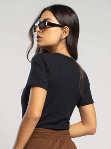 Women Blouses - Black - View 8