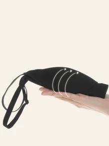 1Pc Push Up Bra For Women, Outward Wide Cup Style, Design For Small Chest, Can Lift Up And Enlarge Breast, Make Waist Look Slim And Sexy - Black - View 7