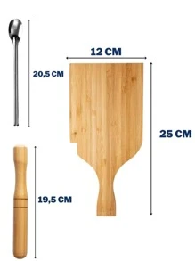 水果泥槳和巴西果汁杵，夏季必備套裝 - 彩色 - 查看 3