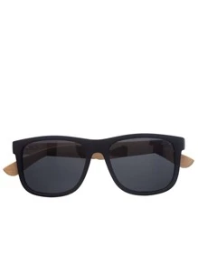 Kính thời trang nam chống nắng ngoài trời mùa hè Hoàn hảo cho bạn bè như một món quà thông thường - màu đen - Xem 2