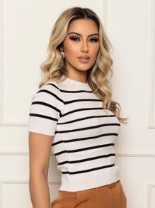 Women Sweater Vests - trắng - Xem 2