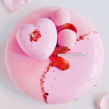 1入心形模具,巧克力模具 - 3d心形矽膠慕斯蛋糕烘焙模具,適用於情人節熱巧克力甜點糖果乳酪蛋糕(8孔) - 8-Cavity Heart Shape Cake Baking Molds - 查看 10