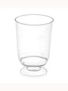 KIT 100 Mini Taça Para Docinhos 50 ML + 100 Mini Colher Acrílica - Porta Doces Festa Doces de Festa Copinho de Doces Copo Ceia Taçinha - Transparente - Visão 7