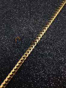 Men's Chain Necklaces - 金色 - 查看 4