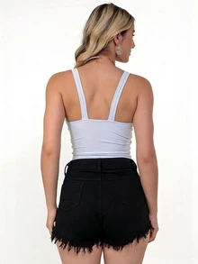 Women Tank Tops & Camis - 白色 - 查看 2