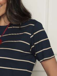 Women T-Shirts - Navy Blue - View 3
