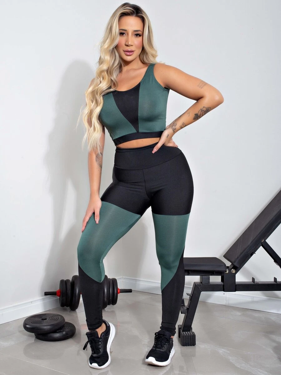 Women Sports Leggings - Negro - Ver 1