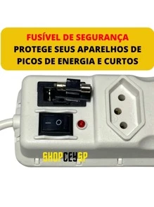 Electrical Sockets - FILTRO 6T BRANCO-NR-147 - View 3