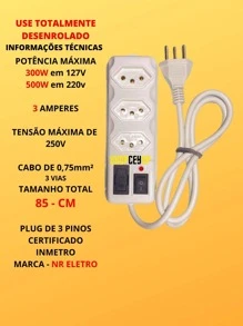 Electrical Sockets - FILTRO 3T BRANCO-NR-150 - Übersicht 2
