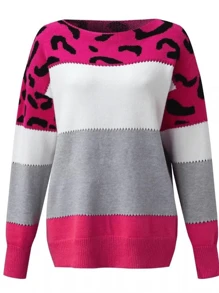 Women Sweaters - Rosa Fucsia - Ver 4