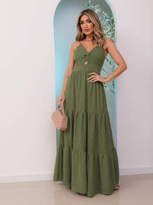 Women Coats - Army Green - View 1