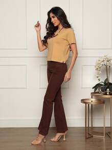 DELLAMARCA Women T-Shirts - Camel - View 4