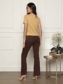 DELLAMARCA Women T-Shirts - Camel - View 2