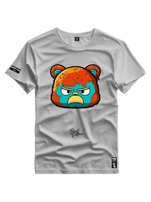 Men T-Shirts - 淺灰色 - 查看 1
