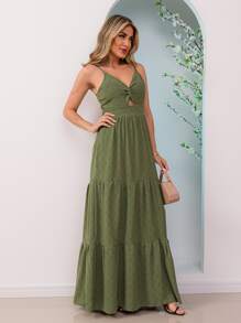 Women Coats - Army Green - View 3