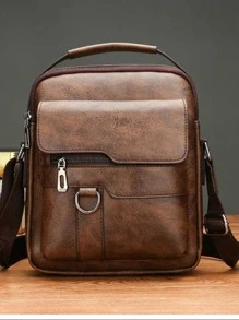 Men Crossbody Bags - 銅色 - 查看 2