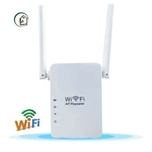Roteador Repetidor De Sinal Amplificador Wifi 2 Antenas - Branco - Visão 1