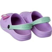 Babuche Feminina Infantil Menina + Aplique Borboleta Camin Calçados