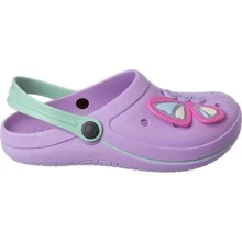 Babuche Feminina Infantil Menina + Aplique Borboleta Camin Calçados