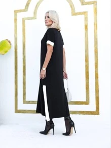 Women Dresses - 黑與白 - 查看 2