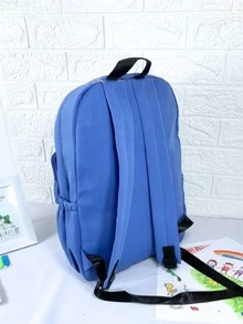 Women Fashion Backpacks - 藍色 - 查看 3