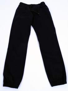 Tween Boys Pants - 黑色 - 查看 1