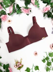 Women Bras & Bralettes - 酒紅色 - 查看 2