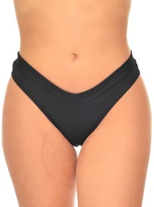 Women Bikini Bottoms - Black - View 5
