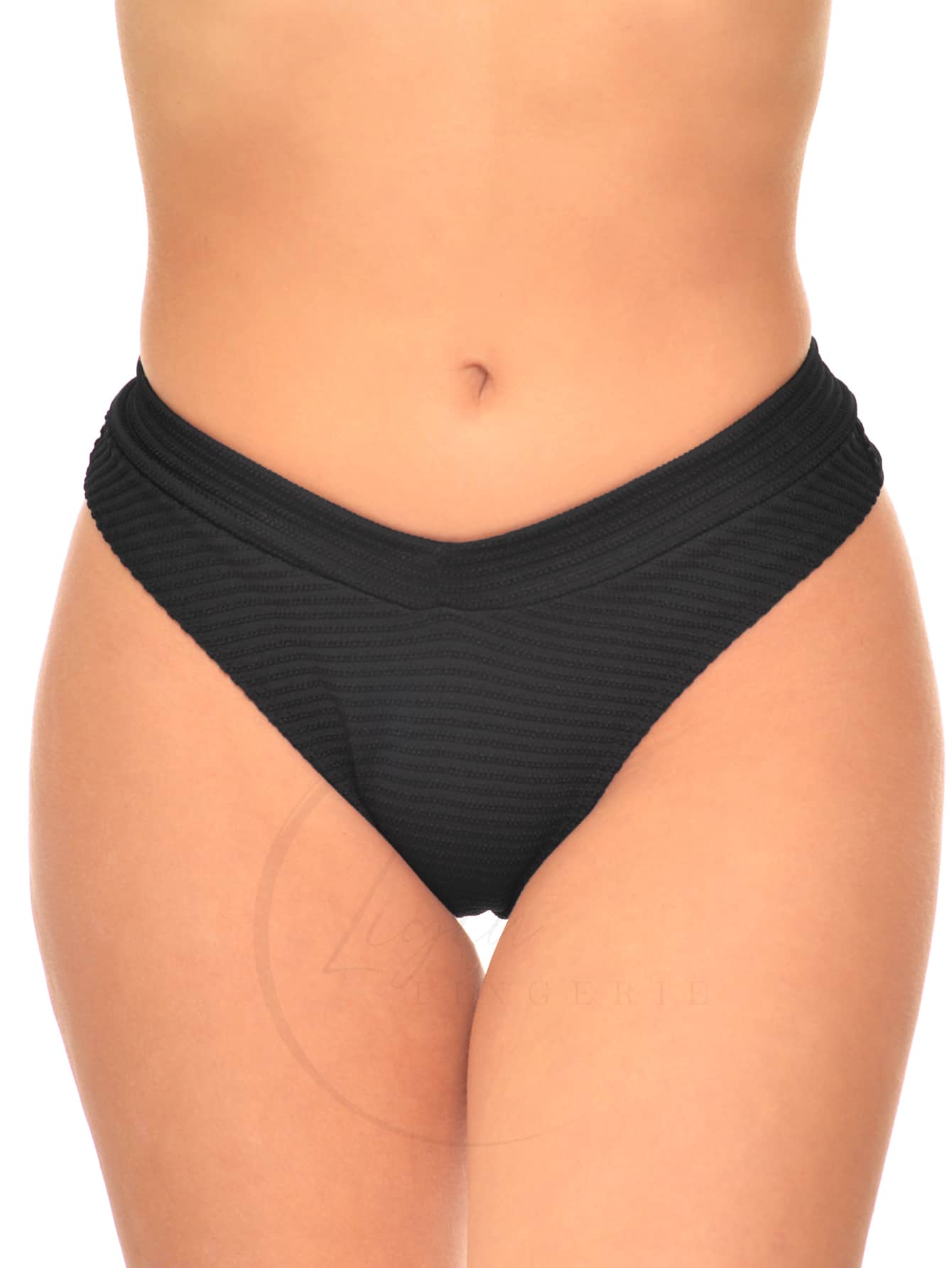 Women Bikini Bottoms - Black and White - View 1