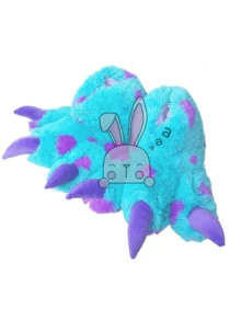 Pantuflas De Garra Azules Moustro Sullivan - Unitalla - Ver 4