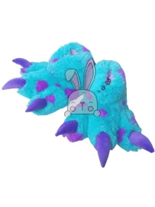 Pantuflas De Garra Azules Moustro Sullivan - Unitalla - Ver 8