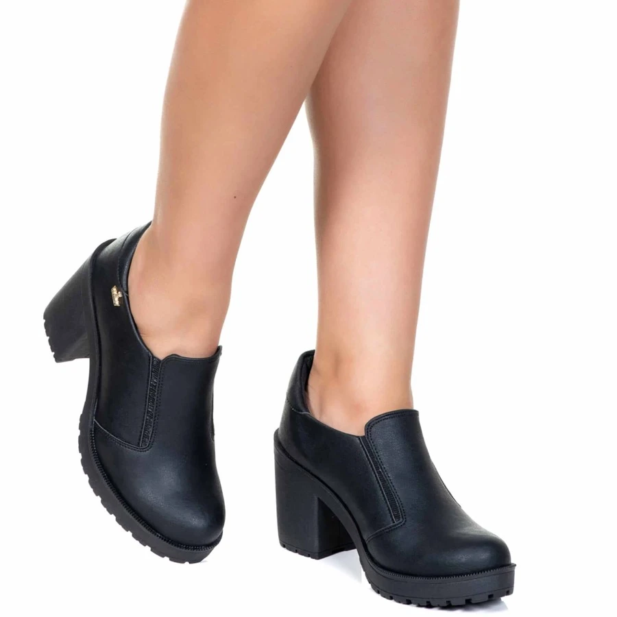Women Fashion Boots - 黑色 - 查看 1